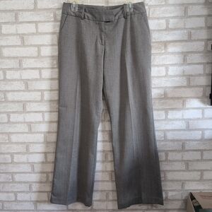 Worthington Charcoal Gray Modern Fit Trouser Leg Pants Slacks Women's Sz 8 NWOT